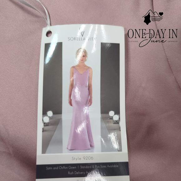 Sorella Vita Style 9206 Maxi Dress Size 14 - Picture 4 of 7